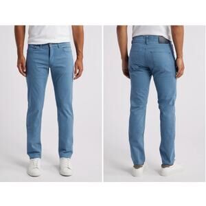 Brax Feel Good Pants Chuck Modern Smoke Blue Slim Leg 33x32